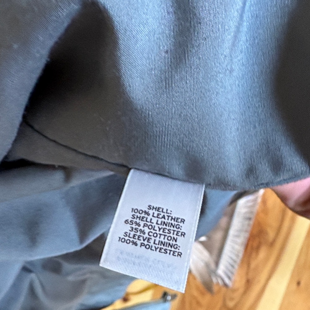 Trouvé Studded Gray Leather Jacket - Picture 4 of 5